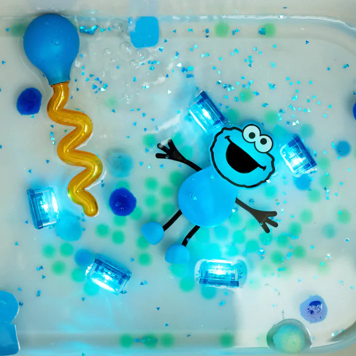 Glo pals - Cookie Monster fígúra + teningar