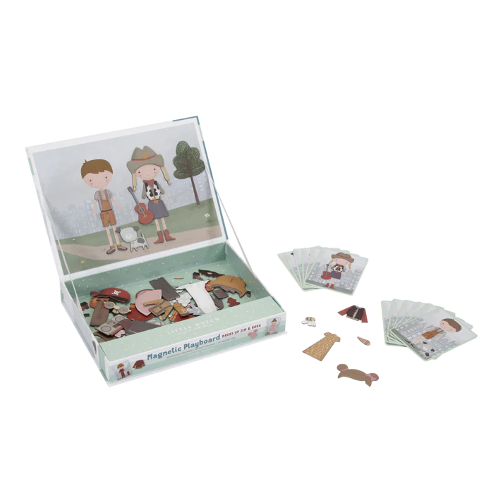 LITTLEDUTCH - Jim og Rósa segul dúkkulísur