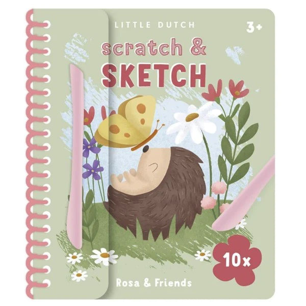 LITTLEDUTCH  Rósa & vinir *skretch book*